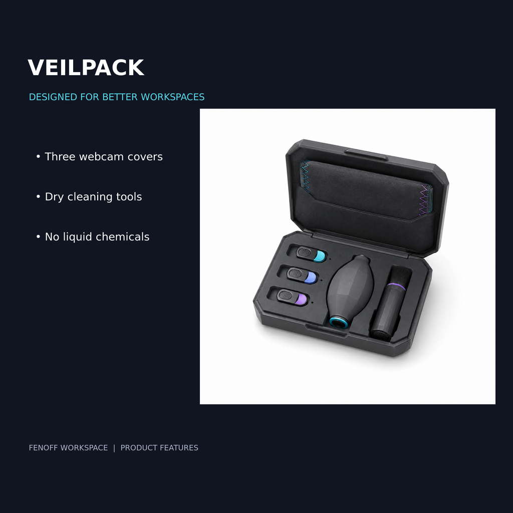 VeilPack Dry Screen Care & Privacy Kit