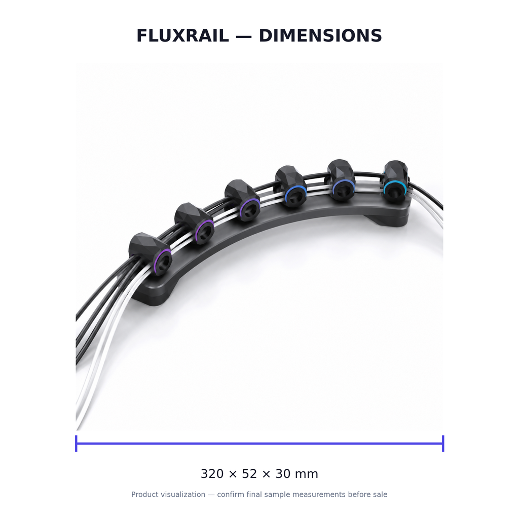 FluxRail Modular Cable Organizer