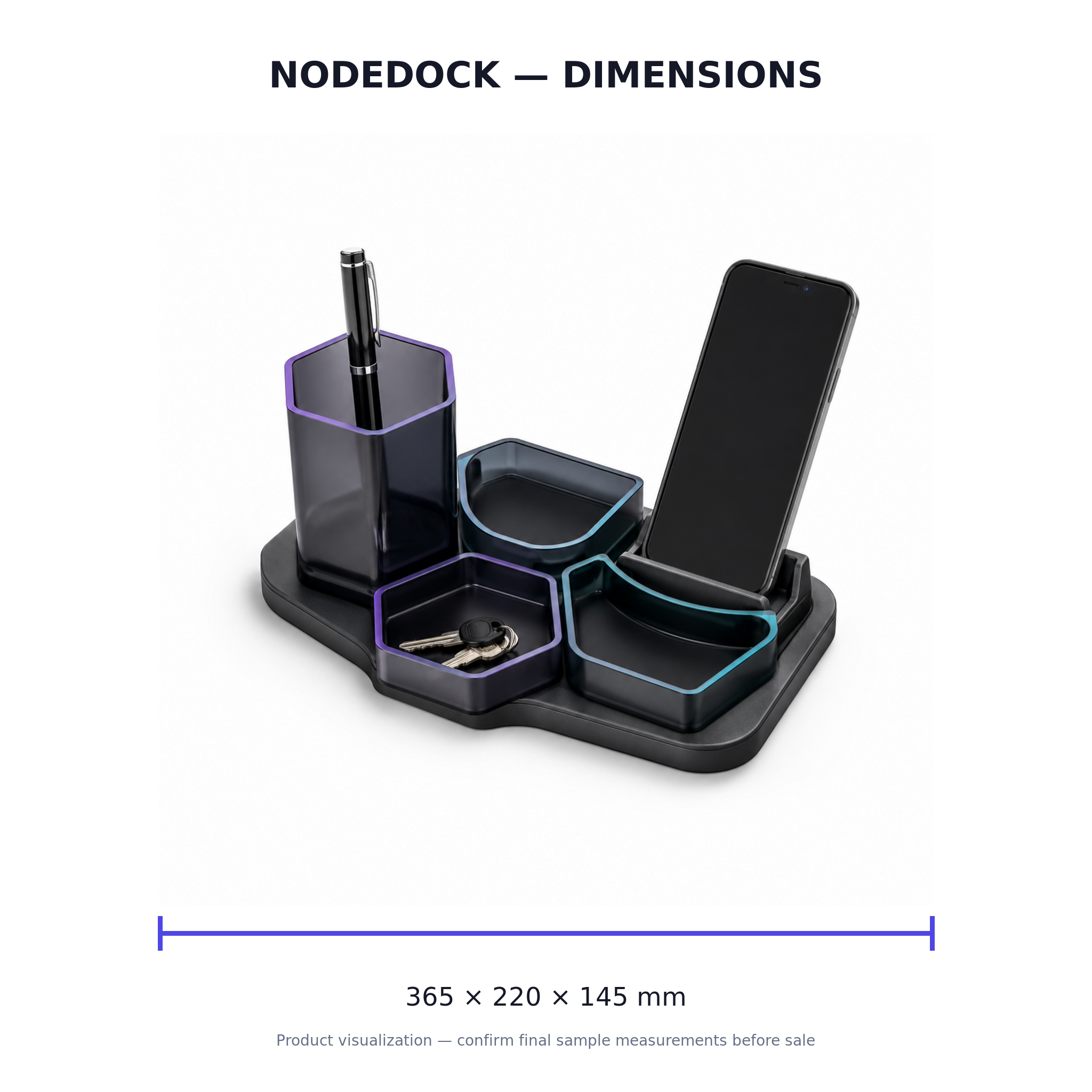 NodeDock Modular Desktop Organizer