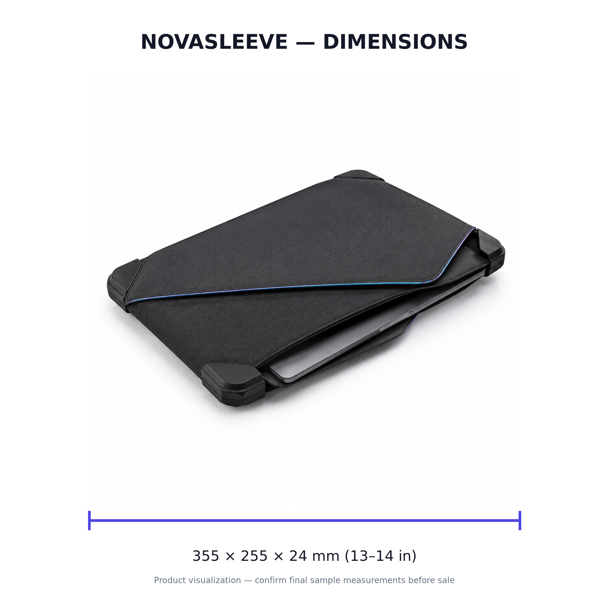 NovaSleeve Corner-Guard Laptop Sleeve