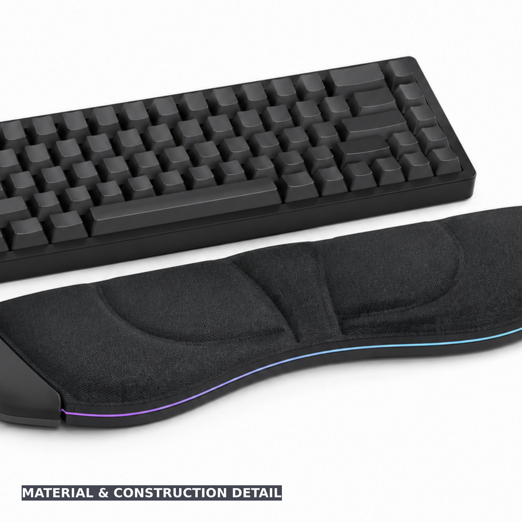EclipseRest Contoured Keyboard Wrist Rest