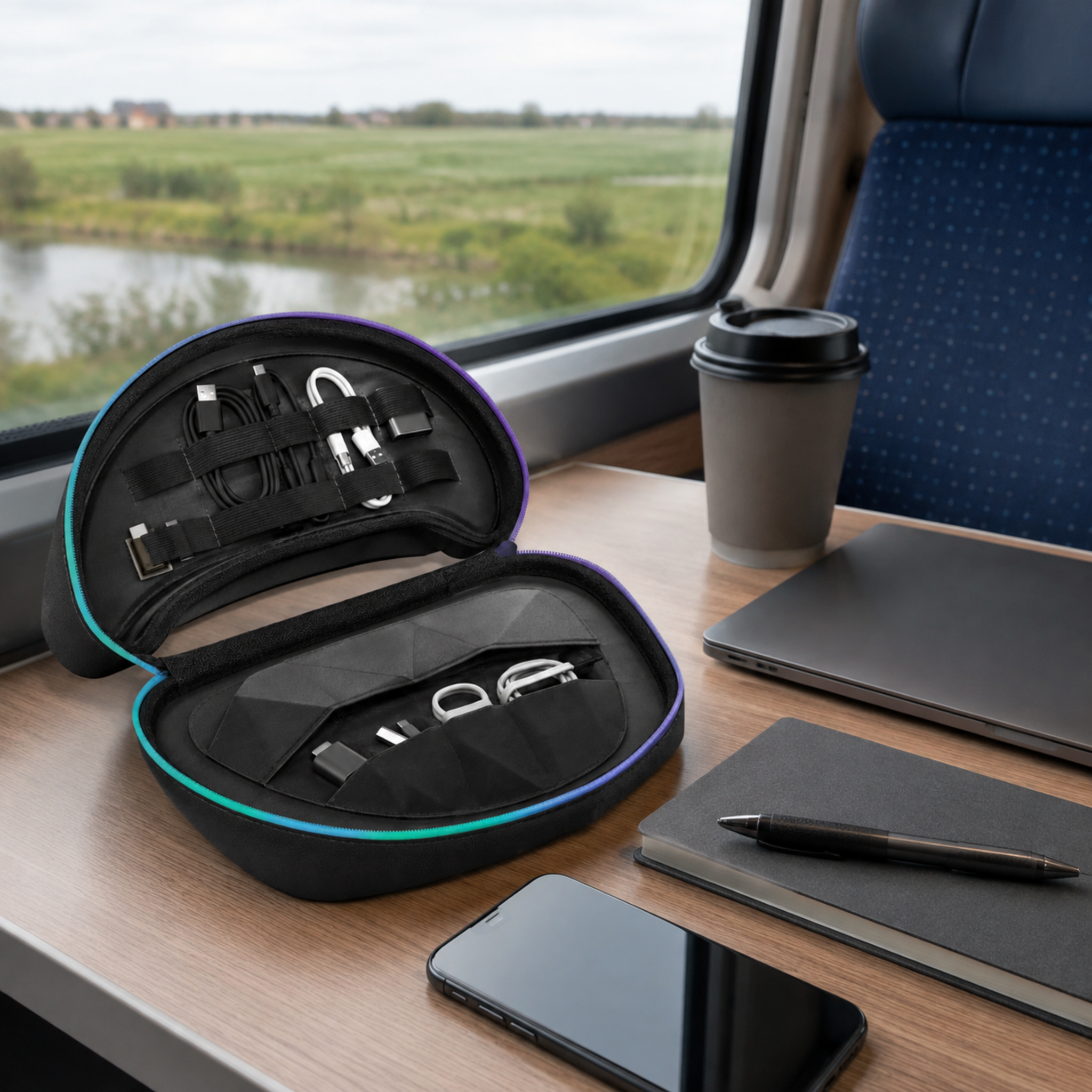 OrbitPod Modular Tech Organizer Case